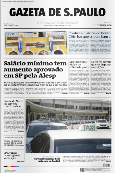 Gazeta de S. Paulo – Edição 25 de março de 2022