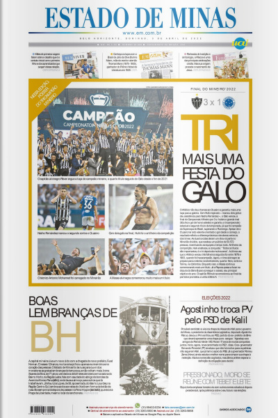 Estado de Minas - Edição de 03 de abril de 2022