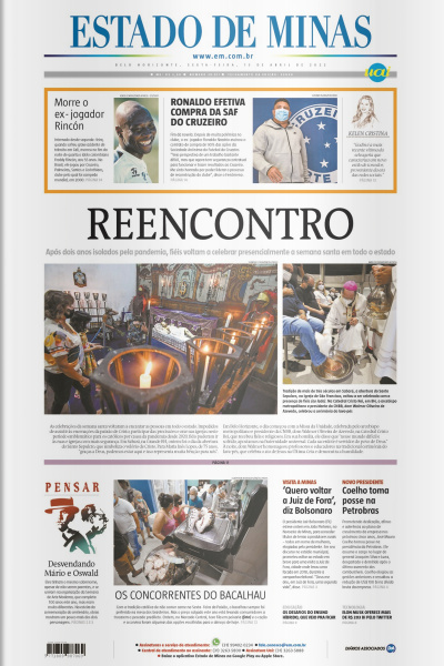 Estado de Minas - Edição de 15 de abril de 2022