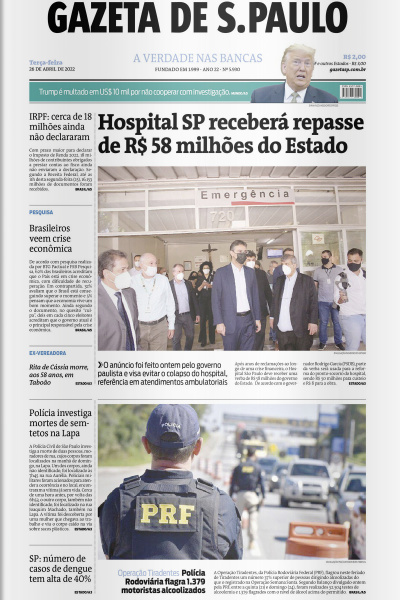 Gazeta de S. Paulo – Edição de 26 de abril de 2022