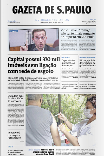 Gazeta de S. Paulo – Edição de 07 de junho de 2022