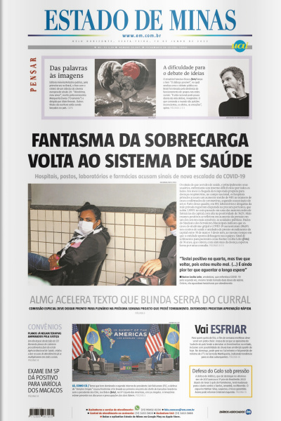 Estado de Minas - Edição de 10 de junho de 2022