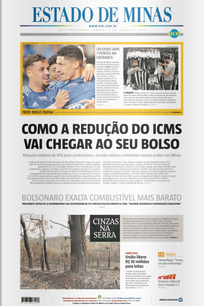 Estado de Minas - Edição de 02 de julho de 2022