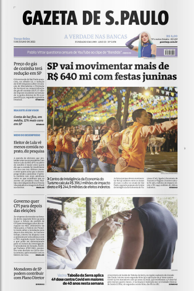 Gazeta de S. Paulo – Edição de 05 de julho de 2022