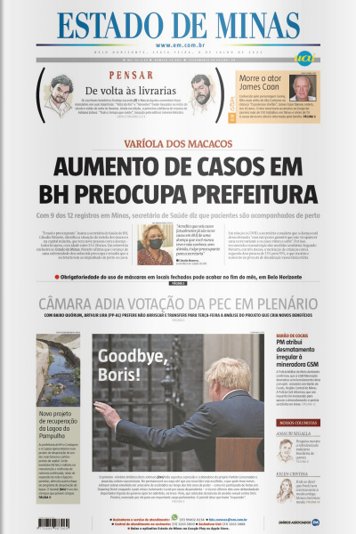 Estado de Minas - Edição de 08 de julho de 2022