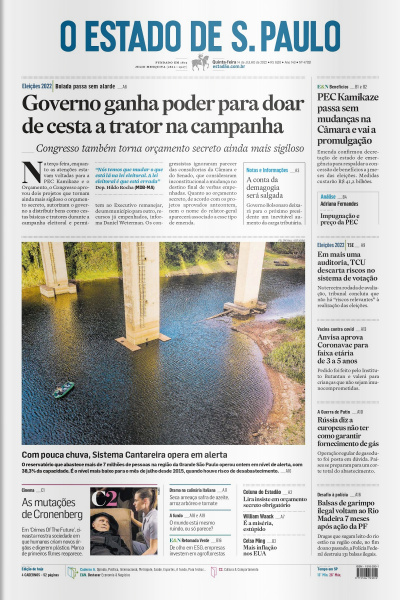 Estadão - Edição 14 de Julho 2022