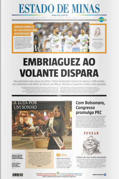 Estado de Minas - Edição de 15 de julho de 2022