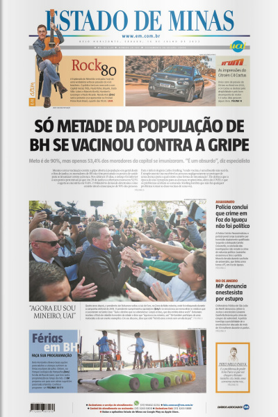 Estado de Minas - Edição de 16 de julho de 2022