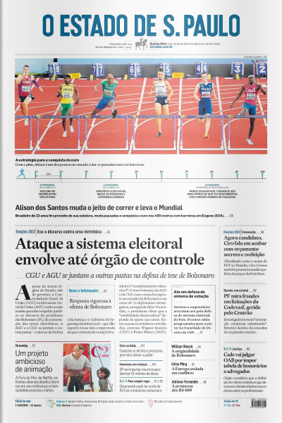Estadão - Edição 21 de Julho 2022