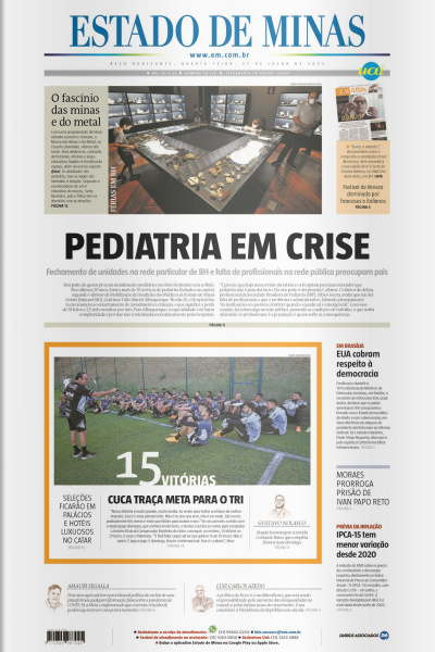 Estado de Minas - Edição de 27 de julho de 2022