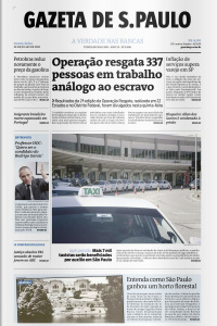 Gazeta de S. Paulo – Edição de 29 de julho de 2022