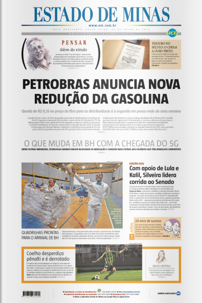 Estado de Minas - Edição de 29 de julho de 2022