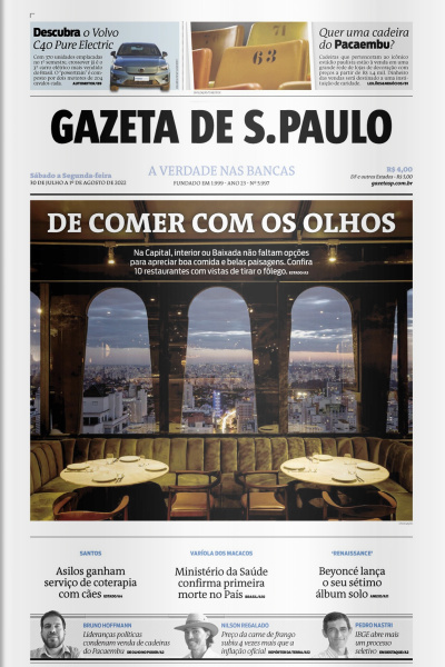 Gazeta de S. Paulo – Edição de 30 a 01 de agosto de 2022