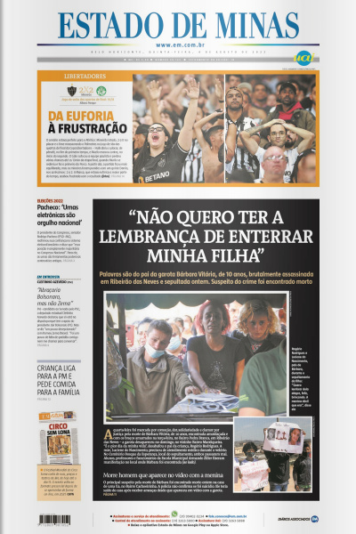 Estado de Minas - Edição de 04 de agosto de 2022