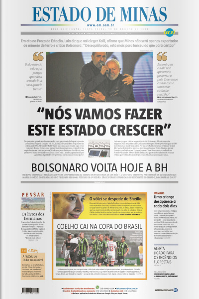 Estado de Minas - Edição de 19 de agosto de 2022