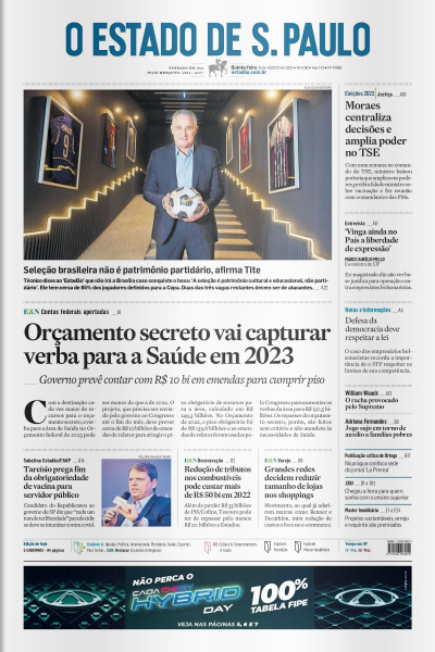 Estadão - Edição 25 de Agosto 2022