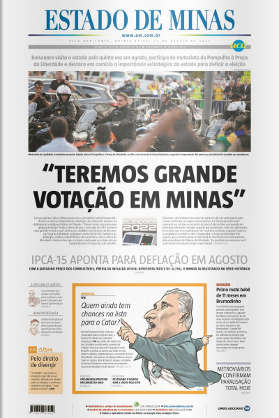 Estado de Minas - Edição de 25 de agosto de 2022