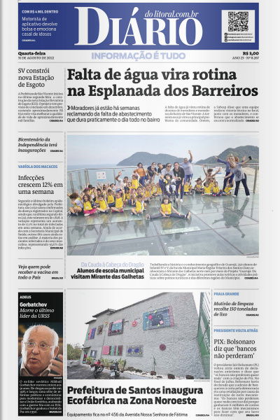 Diário do Litoral – Edição 31 de agosto de 2022