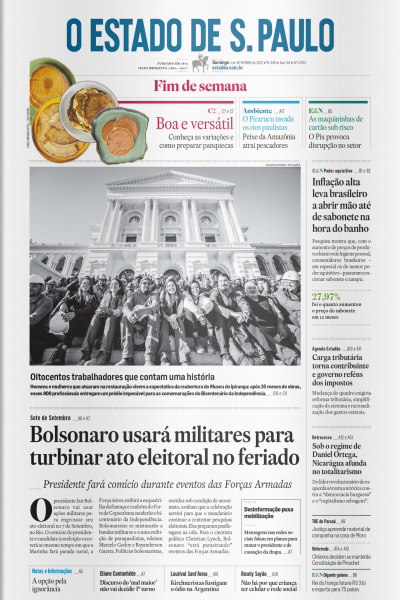 Estadão - Edição 04 de Setembro 2022