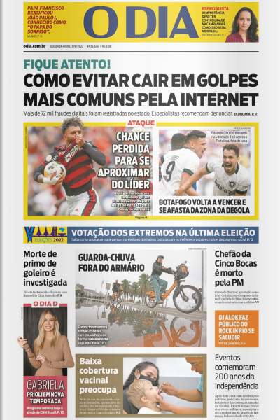 O DIA - Edição 05 de setembro de 2022