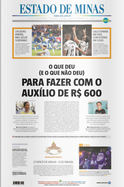 Estado de Minas - Edição de 05 de setembro de 2022