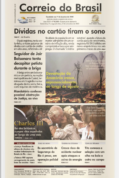 Correio do Brasil – Edição de 09 a 12 de setembro de 2022