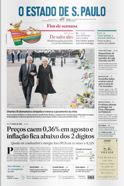 Estadão - Edição 10 de Setembro 2022