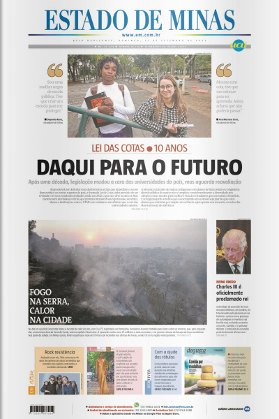 Estado de Minas - Edição de 11 de setembro de 2022