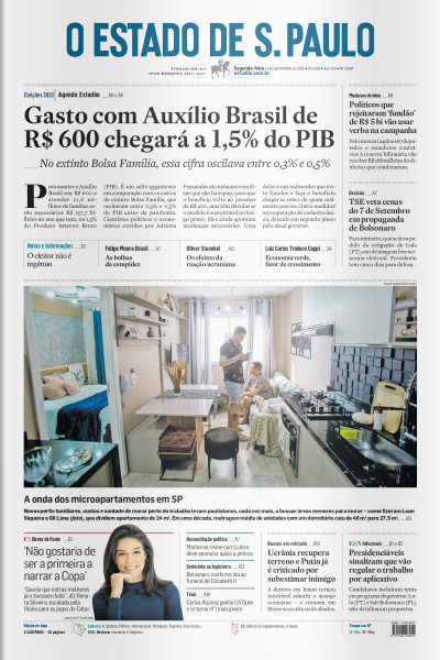 Estadão - Edição 12 de Setembro 2022