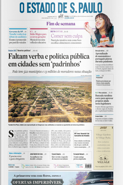 Estadão - Edição 17 de Setembro 2022
