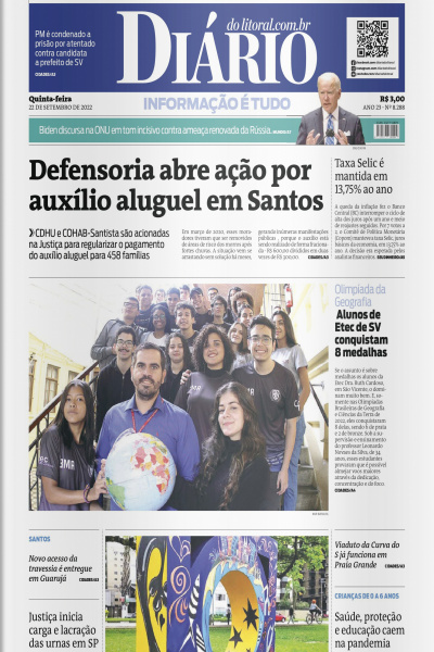 Diário do Litoral – Edição 22 de setembro de 2022