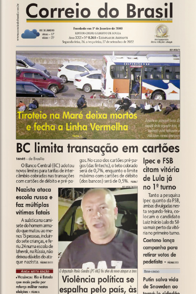 Correio do Brasil – Edição de 27 de setembro de 2022