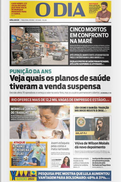 O DIA - Edição 27 de setembro de 2022
