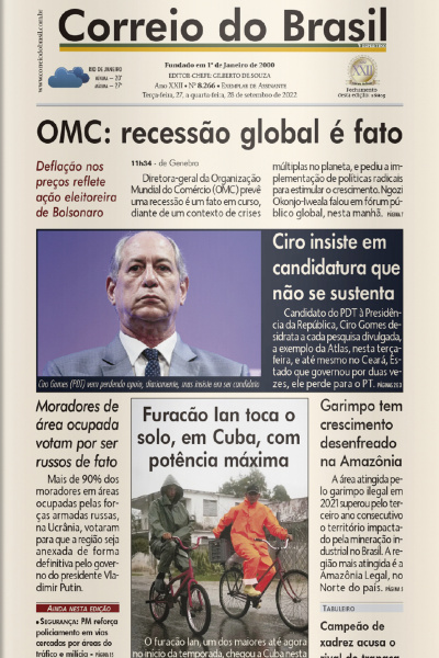 Correio do Brasil – Edição de 28 de setembro de 2022