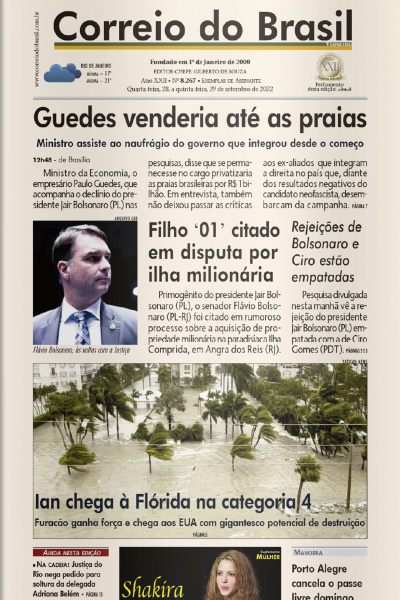 Correio do Brasil – Edição de 29 de setembro de 2022