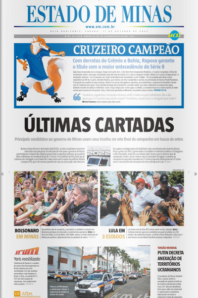 Estado de Minas - Edição de 1º de outubro de 2022