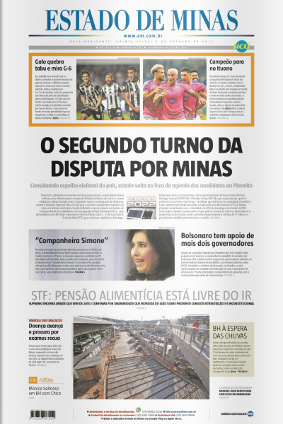 Estado de Minas - Edição de 6 de outubro de 2022
