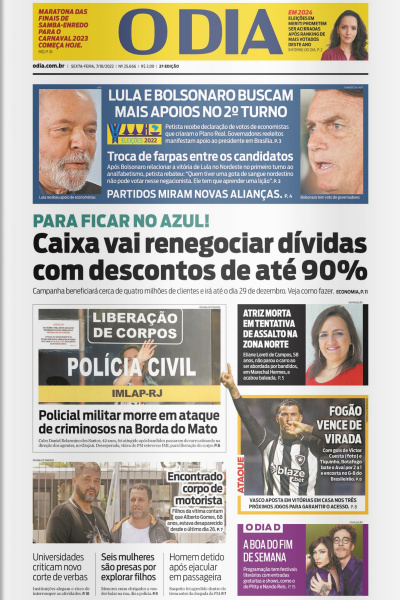 O DIA - Edição 07 de outubro de 2022