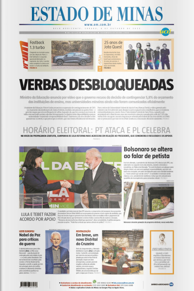 Estado de Minas - Edição de 8 de outubro de 2022
