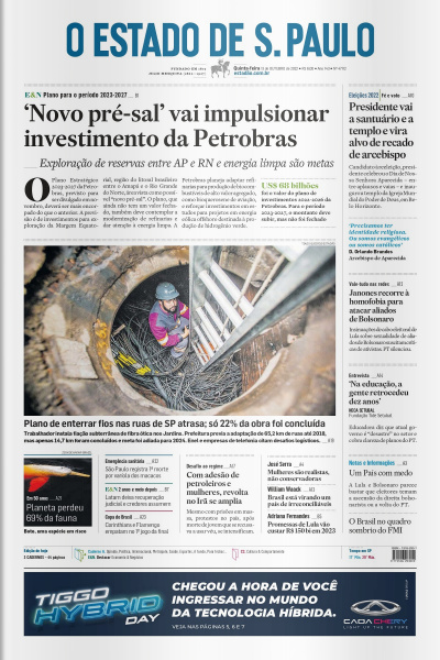 Estadão - Edição 13 de outubro 2022