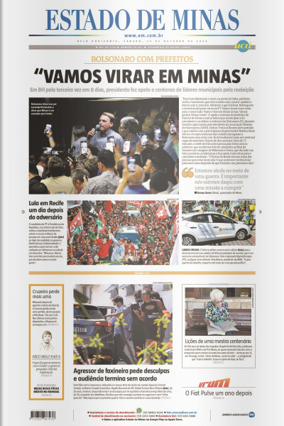 Estado de Minas - Edição de 15 de outubro de 2022