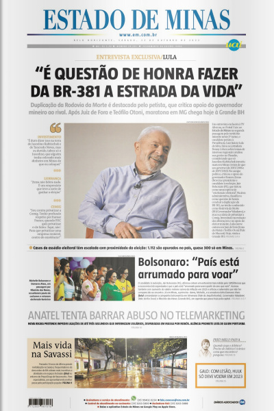 Estado de Minas - Edição de 22 de outubro de 2022
