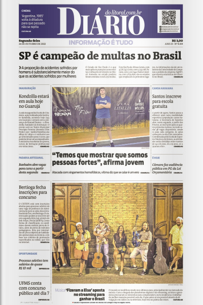 Diário do Litoral – Edição de 24 de outubro de 2022