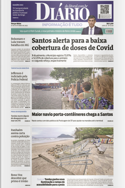 Diário do Litoral – Edição de 25 de outubro de 2022
