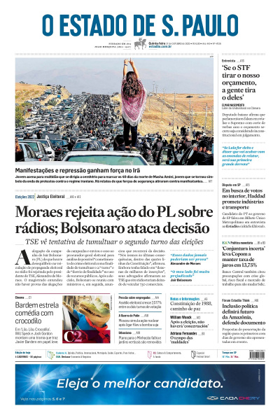 Estadão - Edição 27 de outubro 2022