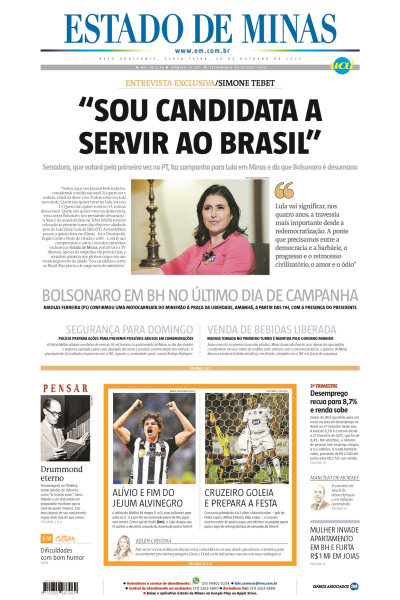 Estado de Minas - Edição de 28 de outubro de 2022