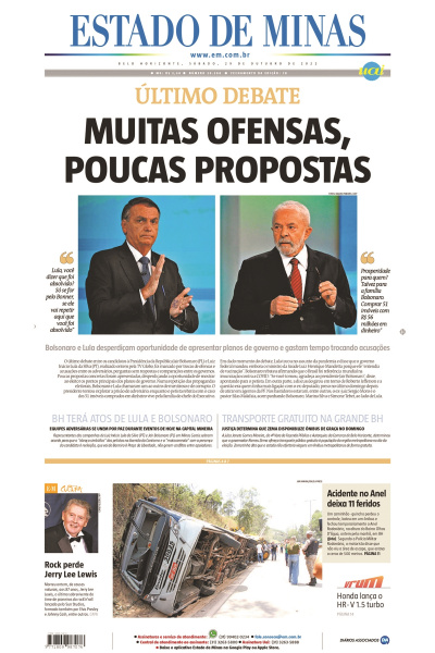 Estado de Minas - Edição de 29 de outubro de 2022