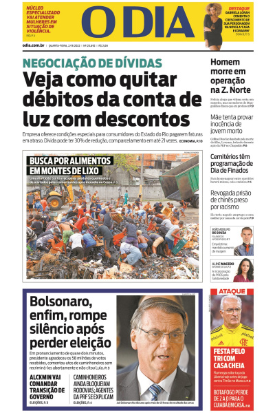 O DIA - Edição 02 de novembro de 2022