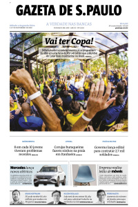 Gazeta de S. Paulo – Edição de 05 a 07 de novembro de 2022