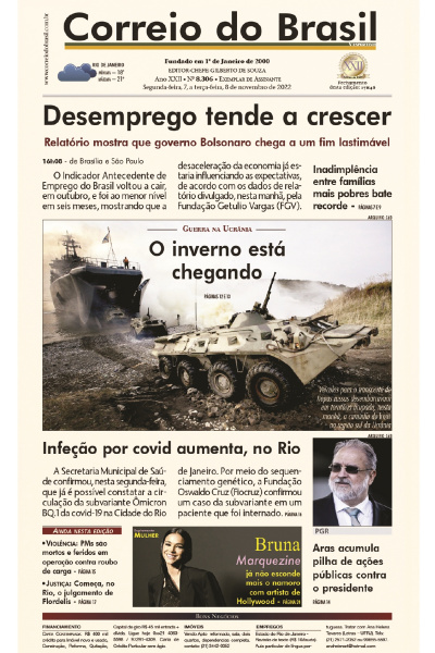 Correio do Brasil – Edição de 07 a 08 de novembro de 2022